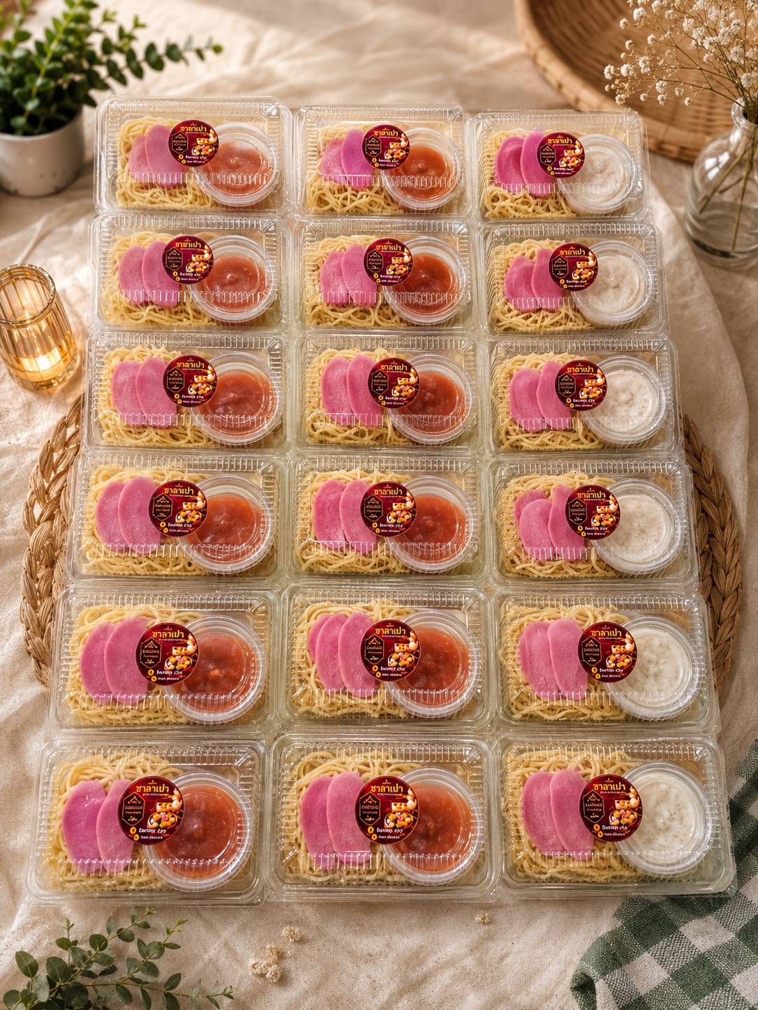 ชุดบะหมี่แฮมจัดเบรค